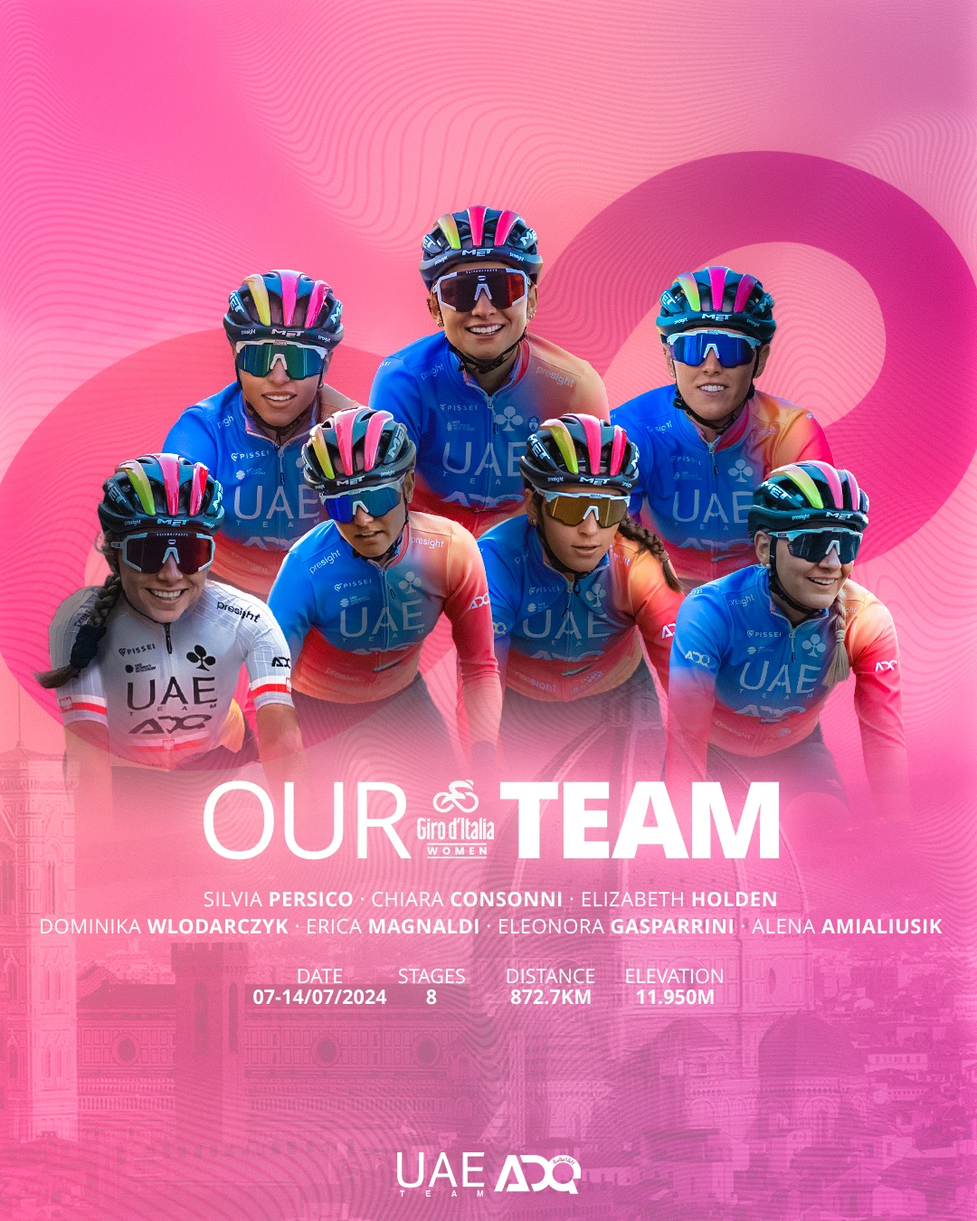 UAE Team ADQ ready for Giro d’Italia Women